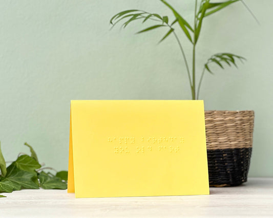 Happy Birthday You Old Fart - Funny Braille Birthday Card for Blind or Visually Impaired People