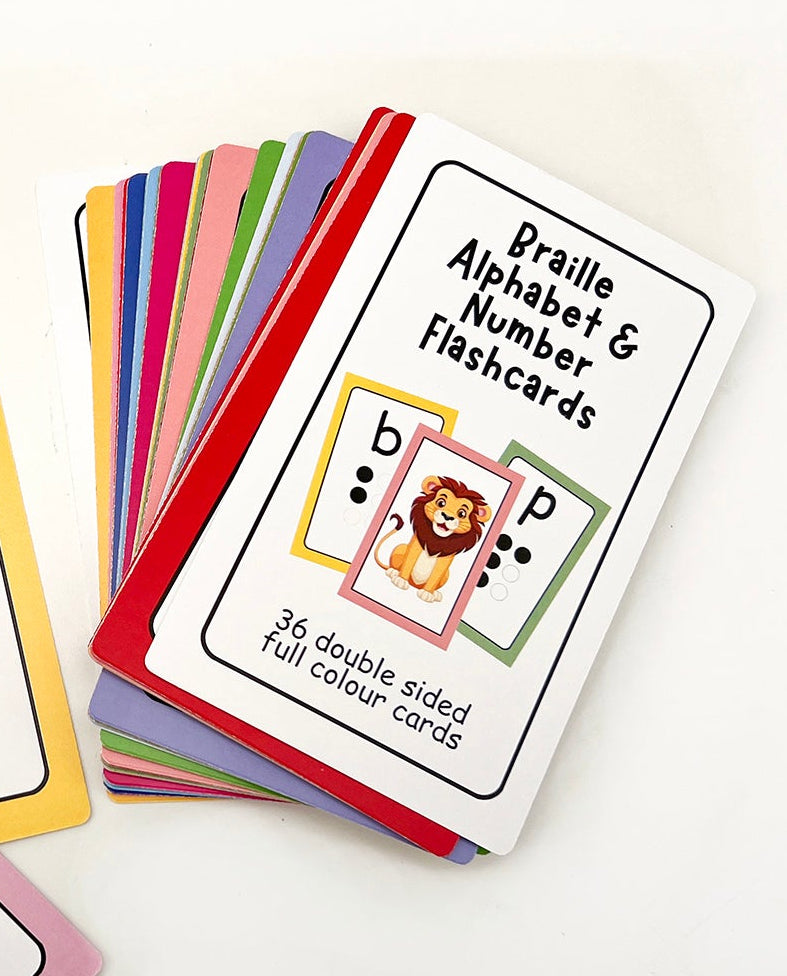 Braille Alphabet & Number Flashcards
