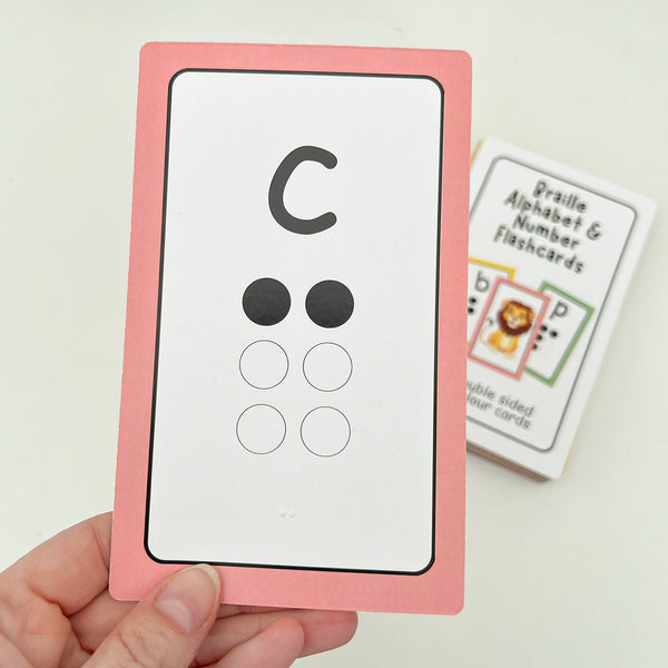 Braille Alphabet & Number Flashcards – Dotty About Braille