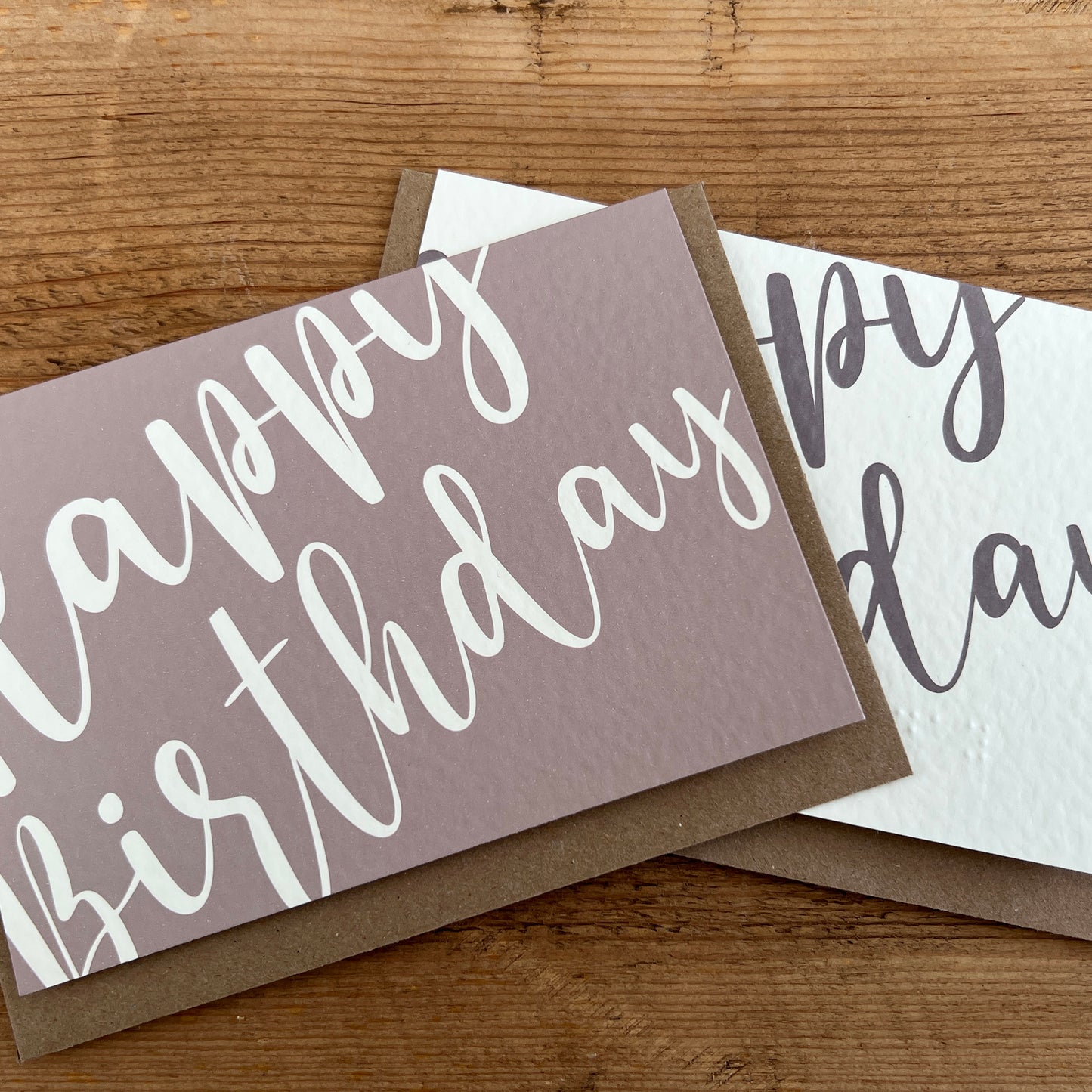 Happy Birthday Print & Braille Card